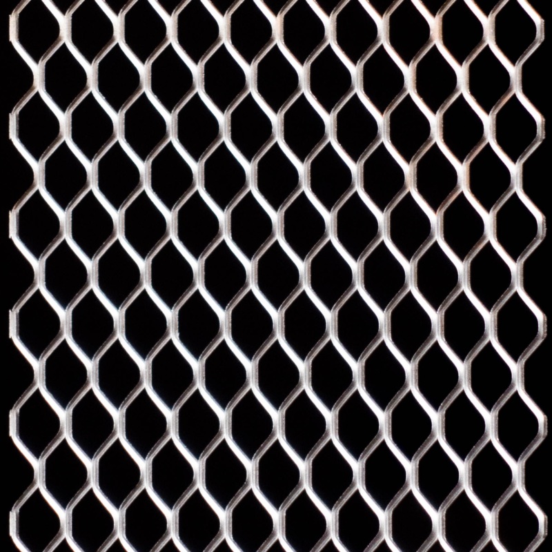 Honeycomb Expanded Metal Pattern - Side